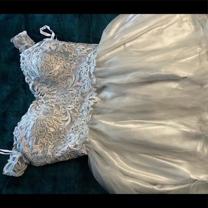 It’s a dama dress for a quince.